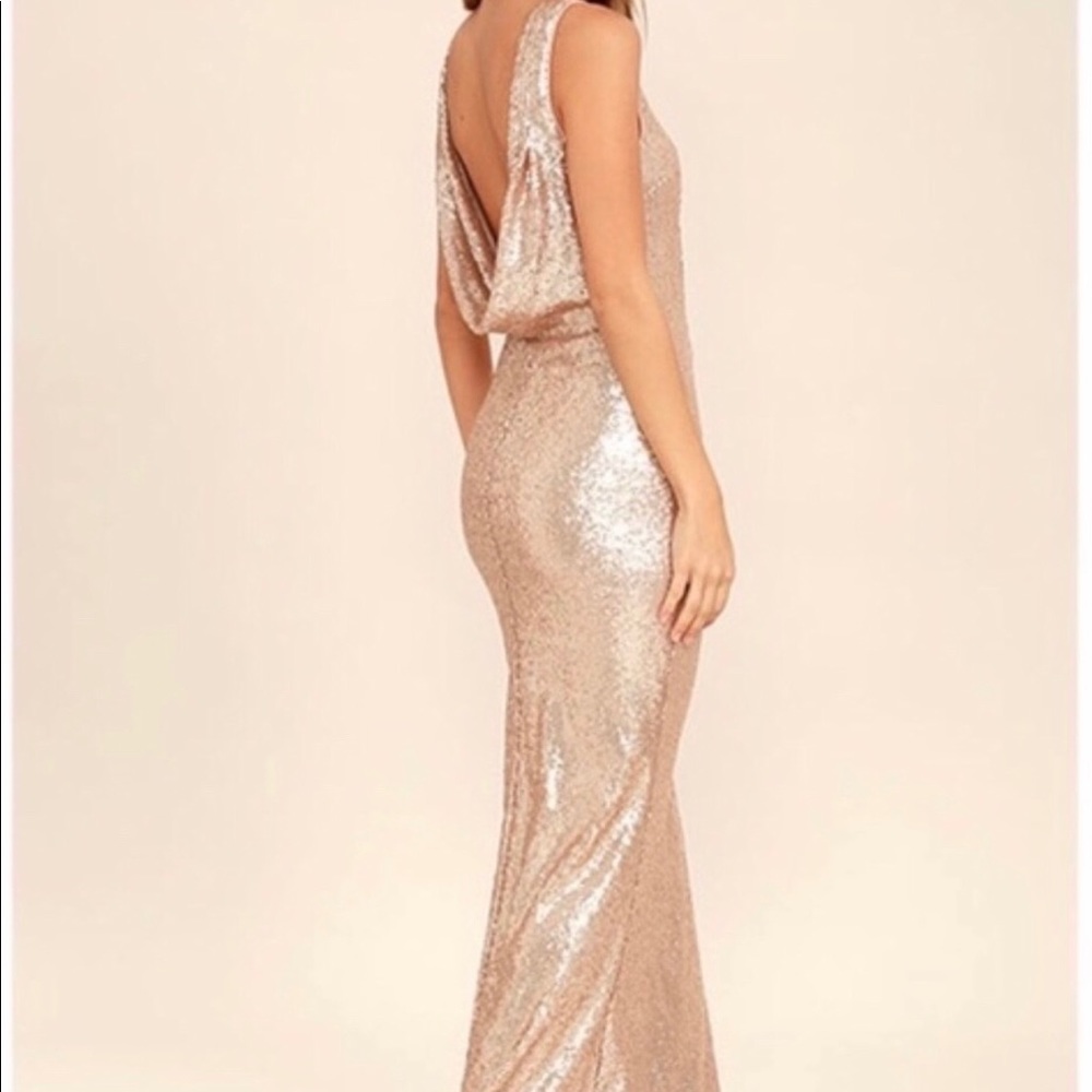 Lulu’s Sequin Gown
